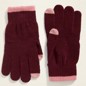 Text-Friendly Sweater-Knit Gloves